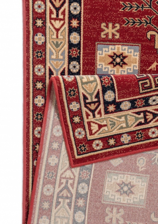 Bella Classic Traditional Red Rug